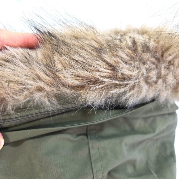 Eddie Bauer Superior Winter Down Parka Jacket Kids Size XXL (14/16) SAge Olive G - Picture 7 of 10